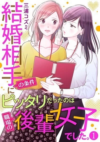 結婚相手の条件にピッタリだったのは職場の後輩女子でした。1